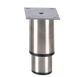 Stellfuß LPI-504 | Edelstahl mit Kunststoffbasis schwarz H 145 - 200 mm Produktbild