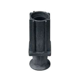 Einschlagfuß für Vierkantrohr 25 x 25 mm | Zamak natur H 20 - 50 mm Produktbild