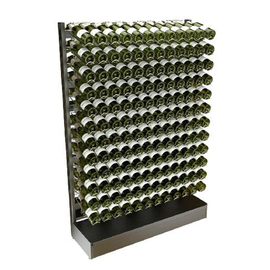 Weinregal VisioStyle Metall Drahtrostauflage(n) NF3 | 144 Flaschen à 0,75 ltr Produktbild