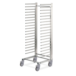 Schragenwagen | passend für 20 Backbleche | 570 mm x 550 mm H 1580 mm Produktbild