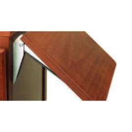 A0083 Tellerhalter aus Holz, klappbar, Farbe: Kirschbaum, passend für Modell 6670/6670L Produktbild