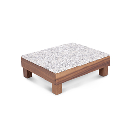 Buffetplatte GN 1/2 NATURE Holz | Granitplatte hell | kühlbar Produktbild