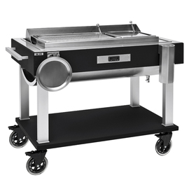 Tranchierwagen TACTUS weiß mit Haube | Bain-Marie | 230 Volt | 1400 Watt Produktbild