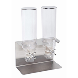 Cerealiendispenser INOX CLASSIC 2 x 3 ltr | Bedienung per Drehknopf Edelstahl matt Produktbild