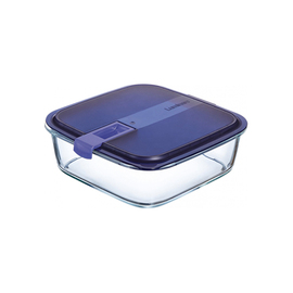 Vorratsbehälter 0,38 ltr mit Deckel EASY BOX Glas quadratisch 126 mm x 116 mm H 52 mm Produktbild