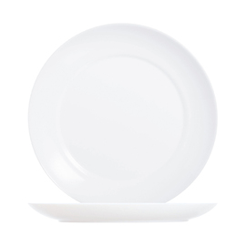 Teller flach APY WHITE Hartglas Ø 180 mm Produktbild