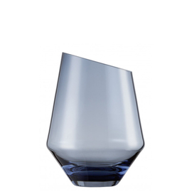 Vase | Windlicht DIAMONDS Glas blau H 220 mm Ø 165 mm Produktbild