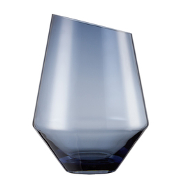 Vase | Windlicht DIAMONDS Glas blau H 277 mm Ø 208 mm Produktbild