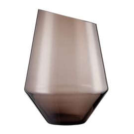 Vase | Windlicht DIAMONDS Glas smoky H 277 mm Ø 208 mm Produktbild