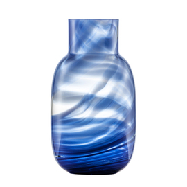 Vase Blue WATERS Glas blau H 277 mm Ø 155 mm Produktbild