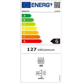 Weinkühlschrank DESIGN-LINE E49FGB Glastür Produktbild 2 S