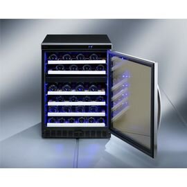 Weintemperierer MACAVE 50 schwarz  | Glastür | Statische Kühlung Produktbild