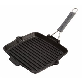 Grill  • Gusseisen schwarz | 240 mm  x 240 mm | Silikongriff Produktbild
