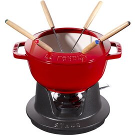 Fondue-Set Gusseisen kirschrot | 1650 ml Produktbild