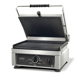 Doppel-Kontaktgrill gerillt | gerillt | Grillfläche Maße 365 x 285 mm Produktbild