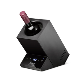 Weinkühler WineCase One Black elektrisch | Edelstahl schwarz Produktbild 1 S