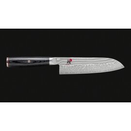 Santoku MIYABI 5000 FCD gerade Klinge japanische Form glatter Schliff | schwarz | Klingenlänge 18 cm Produktbild