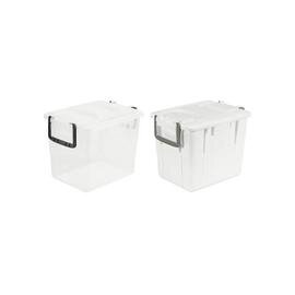 Lagerbehälter mit Deckel GASTRO-PLUS  • weiß  | 20 ltr | 380 mm  x 280 mm  H 296 mm Produktbild