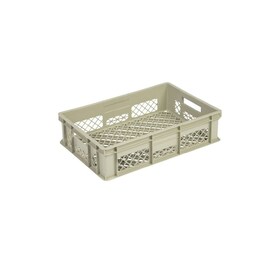 Stapelbehälter GOLD LINE beige 33 ltr 600 mm x 400 mm H 150 mm | perforiert Produktbild