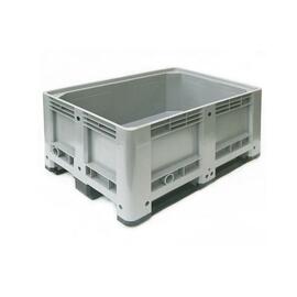 Palettenbox 330 ltr HDPE grau Anzahl Kufen 3 Produktbild