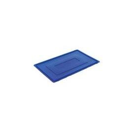 PB-ED-C_blau Deckel, HDPE, blau, 600 x 400 mm, lose, ohne Scharnier, Gewicht 900 g Produktbild 0 L
