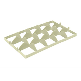 Euronorm Facheinteilung 3 x 5 Fächer oben -  Ø 106 mm beige Produktbild