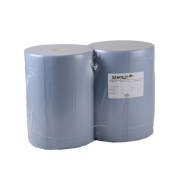 Industriepapierrolle SEMYTOP Zellstoff 2-lagig blau Produktbild