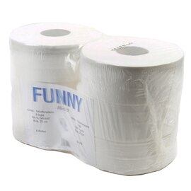Jumbo-Toilettenpapier 6 Rollen  Ø 250 mm  L 195 mm  B 96 mm Produktbild