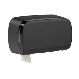 Toilettenpapierspender SEMYTOP | schwarz | für Rollen-Ø 13,5 cm Produktbild