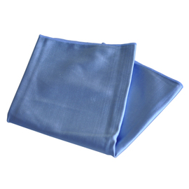 Glaspoliertuch | Bodentuch Mikrofaser blau | 600 mm  x 500 mm | 10 x 20 Stück Produktbild