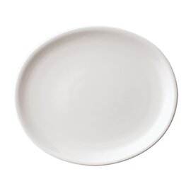 Platte ROTONDO Porzellan weiß oval  Ø 240 mm Produktbild