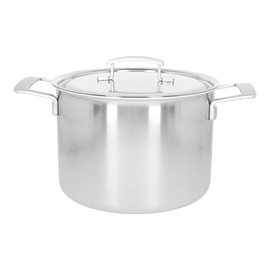 Kochtopf 8 ltr Edelstahl mit Deckel | induktionsgeeignet | Boden-Ø 225 mm Produktbild