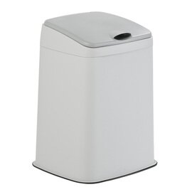 Abfallbehälter 70 ltr Kunststoff grau Hebedeckel  L 435 mm  B 385 mm  H 600 mm Produktbild