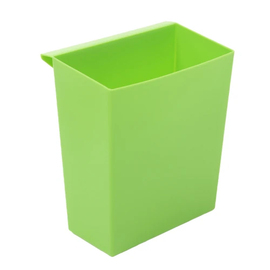 Grüner PP-Einsatzbehälter für rechteckigen konischen Papierkorb, 21 + 27 ltr Produktbild