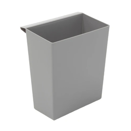 Grauer PP-Einsatzbehälter für rechteckigen konischen Papierkorb, 21 + 27 ltr Produktbild