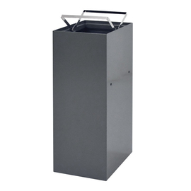 Abfallbehälter | Abfalltrenner VB 191239 Stahl grau modular L 263 mm B 335 mm H 700 mm Produktbild 2 S