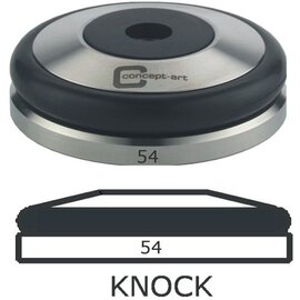 Tamper-Unterteil Knock Kunststoff Edelstahl Silikon  Ø 54 mm Produktbild