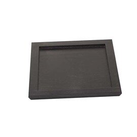 Tablett Holz wengefarben | quadratisch 370 mm  x 370 mm Produktbild