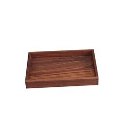 Holztablett Holz geölt | rechteckig 300 mm  x 205 mm Produktbild