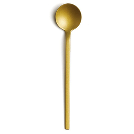Mokkalöffel | Edelstahl | goldfarben  | 101 mm Produktbild