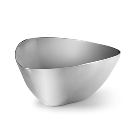Snackschale Edelstahl dreieckig | 100 mm x 100 mm H 45 mm 350 ml Produktbild
