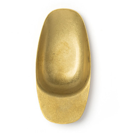 Probierlöffel | Fingerfoodlöffel LES ESSENCES Edelstahl goldfarben L 75 mm Produktbild