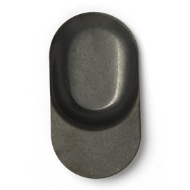 Probierlöffel | Fingerfoodlöffel LES ESSENCES Edelstahl schwarz L 82 mm Produktbild