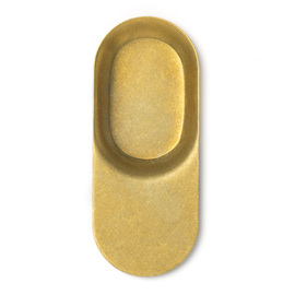 Probierlöffel | Fingerfoodlöffel LES ESSENCES Edelstahl goldfarben L 85 mm Produktbild