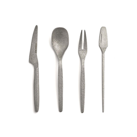 Fingerfood Besteck | Edelstahl | silberfarben | 4-teilig Produktbild
