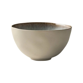 Bowl SALEMA Steinzeug beige | weiß 0,7 ltr Produktbild