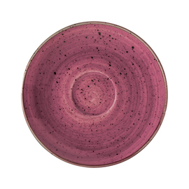 Untertasse Ø 120 mm AURA BLACKBERRY Rita Porzellan lila gestrudelt H 15 mm Produktbild