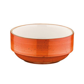 Stapelschale 350 ml AURA TERRACOTTA Banquet Porzellan Ø 120 mm H 52 mm Produktbild