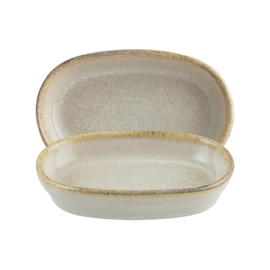 Schale 60 ml 100 mm x 65 mm SAND Porzellan Hygge oval H 22 mm Produktbild