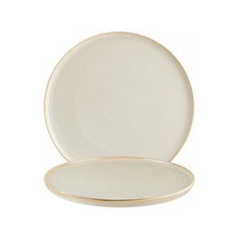 Teller flach Ø 160 mm SAND Hygge Porzellan beige Produktbild